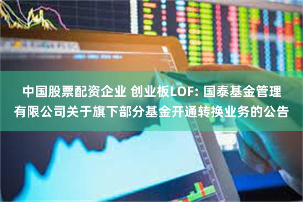 中国股票配资企业 创业板LOF: 国泰基金管理有限公司关于旗下部分基金开通转换业务的公告